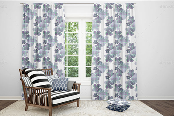 17+ Best Curtain Mockups – Free & Premium Photoshop Mockups Download